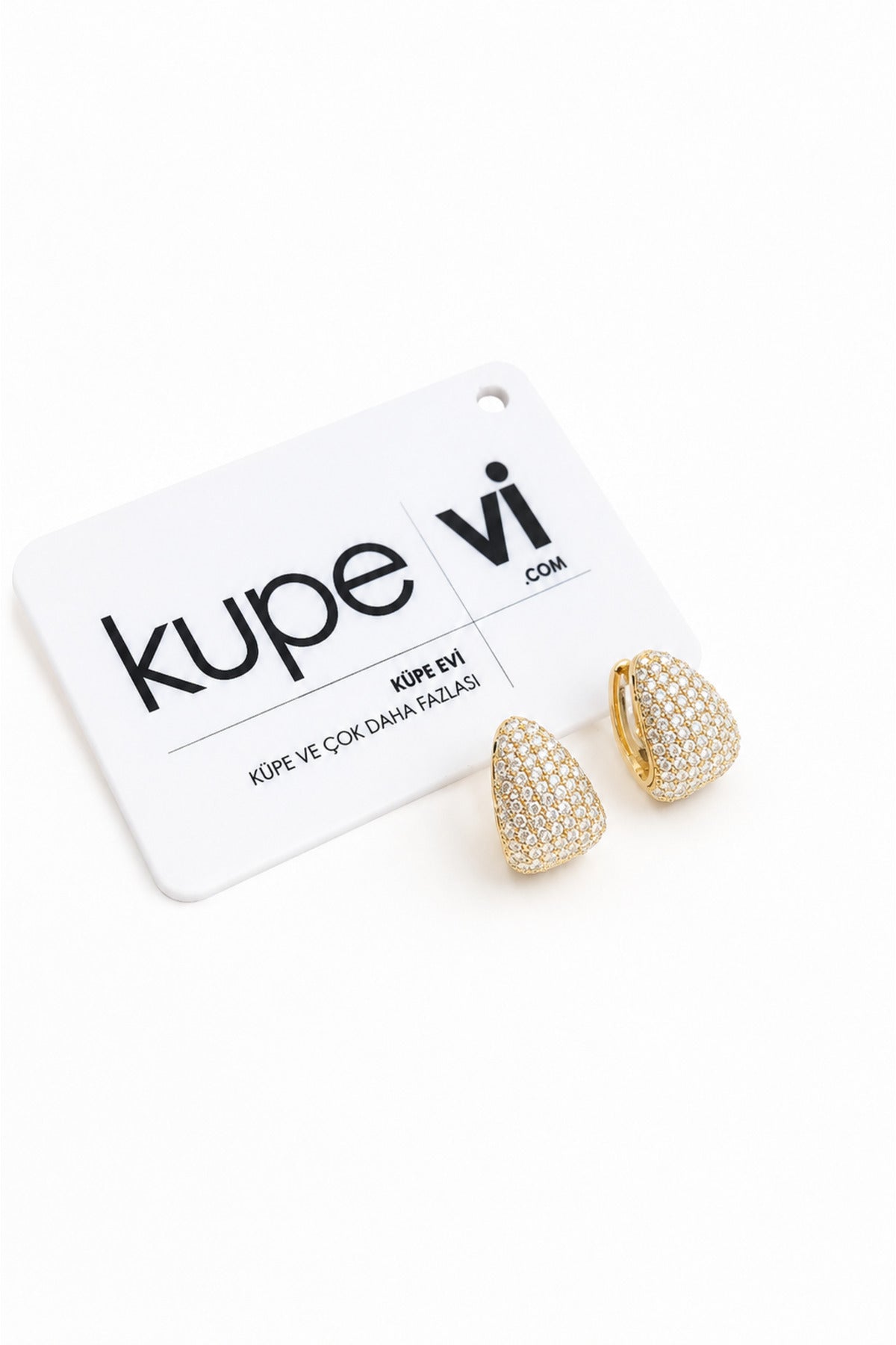 14 Ayar Altın Kaplama Zirkon Taşlı Kadın Küpe | Xuping | Aura Collection