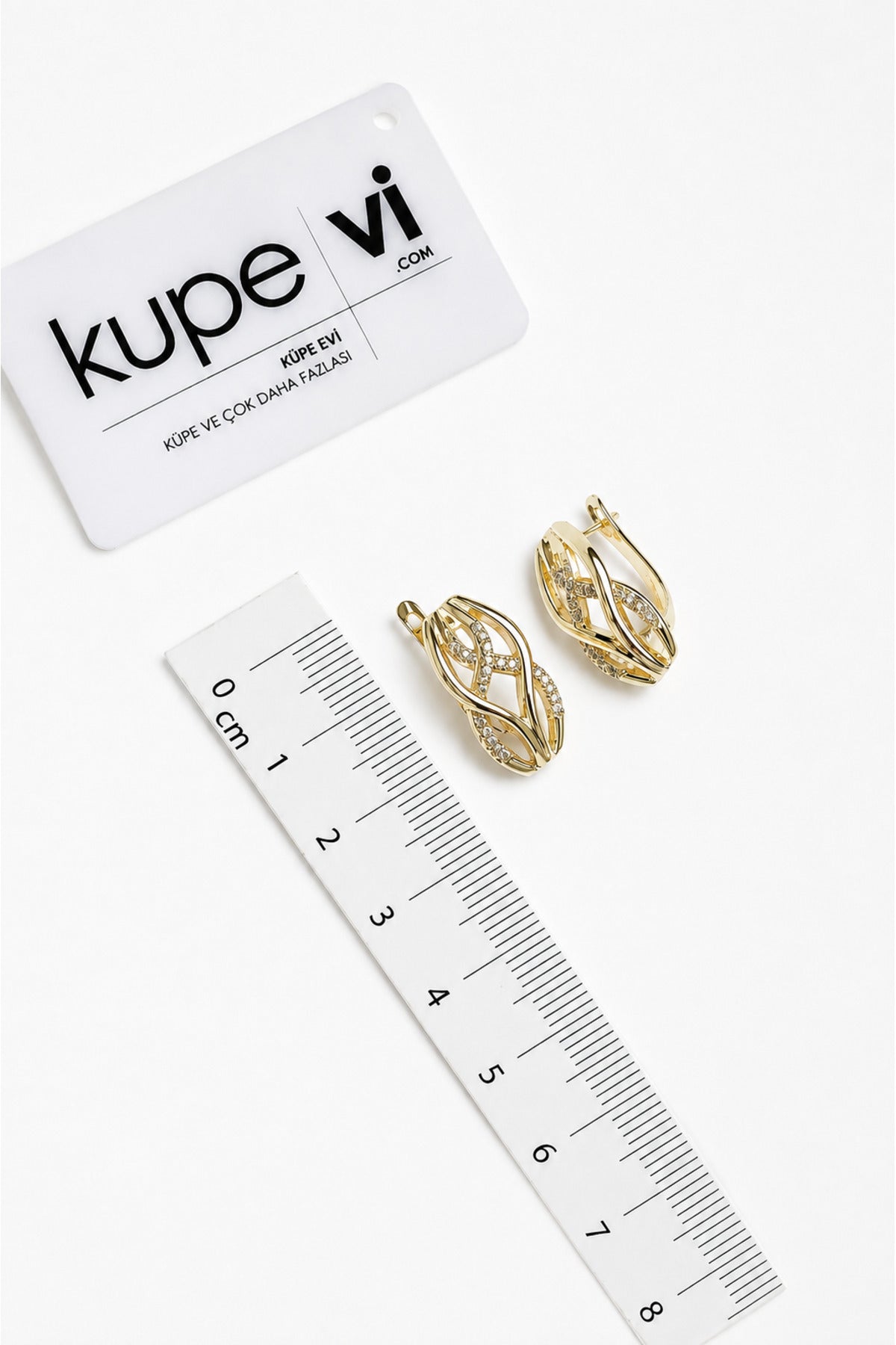 14 Ayar Altın Kaplama Zirkon Taşlı Kadın Küpe | Xuping | Aura Collection