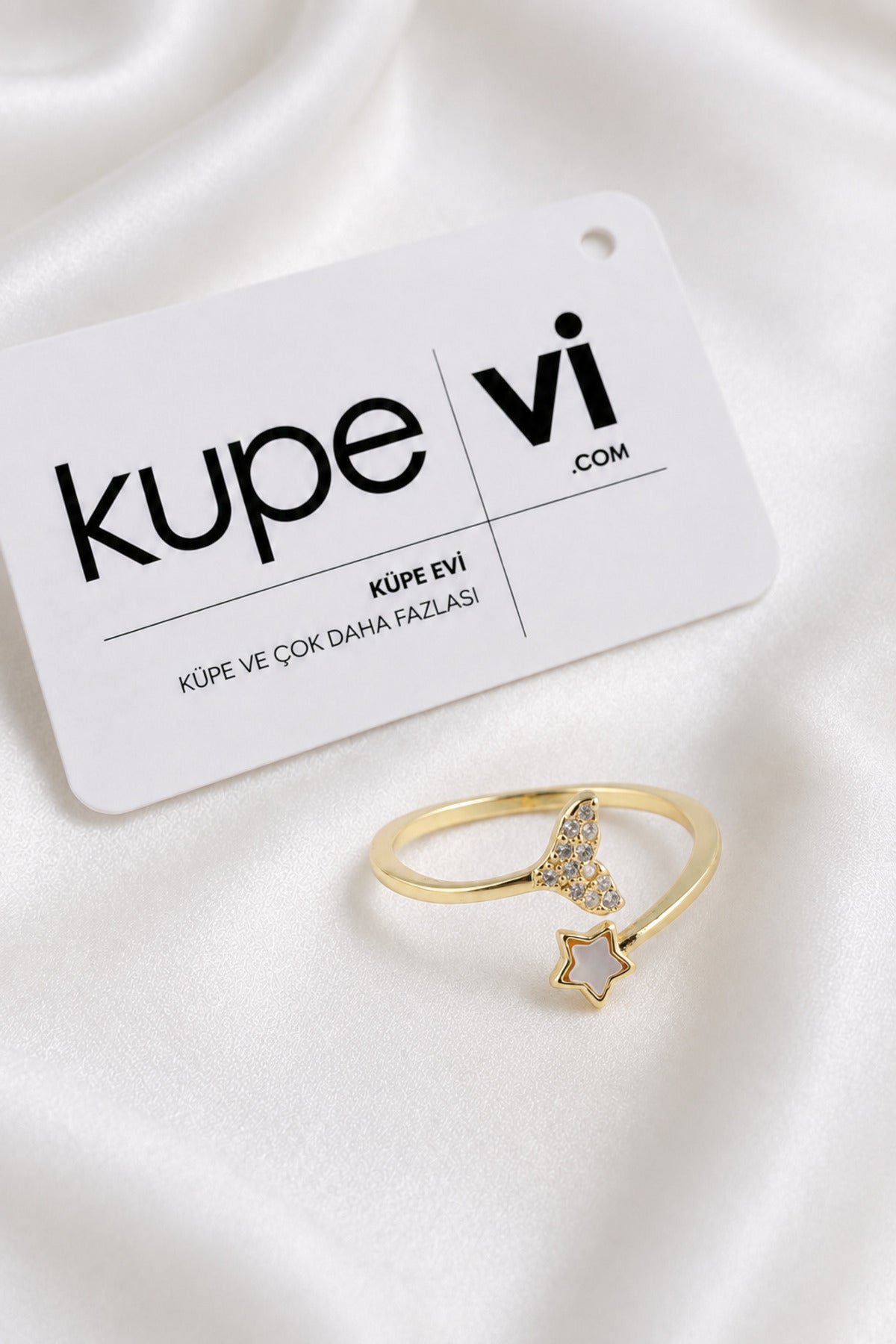 14K Altın Kaplama Zirkon Taşlı Kadın Çelik Yüzük – Ayarlanabilir – Kararmaya Dayanıklı – VIP Kalite | Xuping - ürün görseli